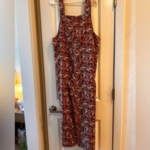 Zara Floral Overalls